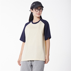 夏季主推拼接落肩港风大码宽松情侣休闲学生班服T恤圆领重磅260克，男装T恤，星座301D-4(原星座1004-4）