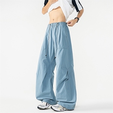 8XL-M日系户外防泼登山裤男直筒束脚休闲裤夏徒步工装裤K9158P68，男装工装外套，电商D206-1