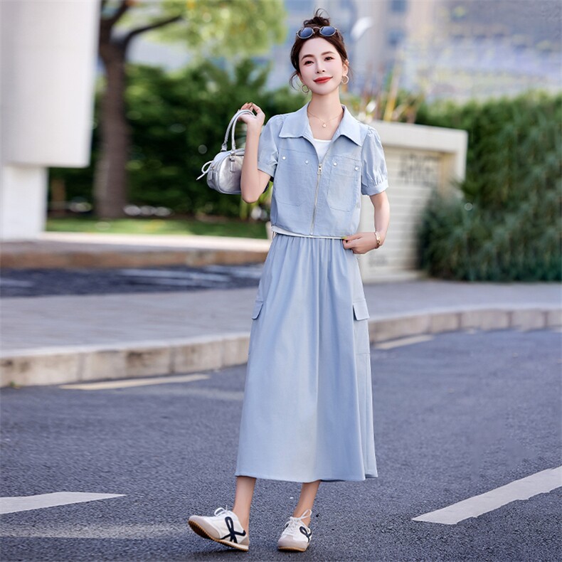 2025年夏季新款时尚三件套,女装套装/套裙,红依一坊