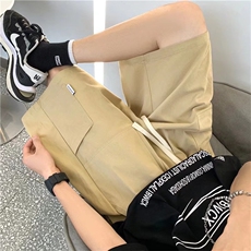 韩版百搭潮流工装休闲裤夏季新款宽松百搭直筒五分裤K3251-P30，男装休闲裤，星座512-2