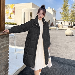 鹅绒  现货 羽绒服女过膝长款062档口YR22款P195K328图片