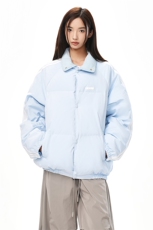 90白鸭绒简约立领纯色加厚学生羽绒服225-2-Y212-P235控318，男装羽绒服，星座225-2