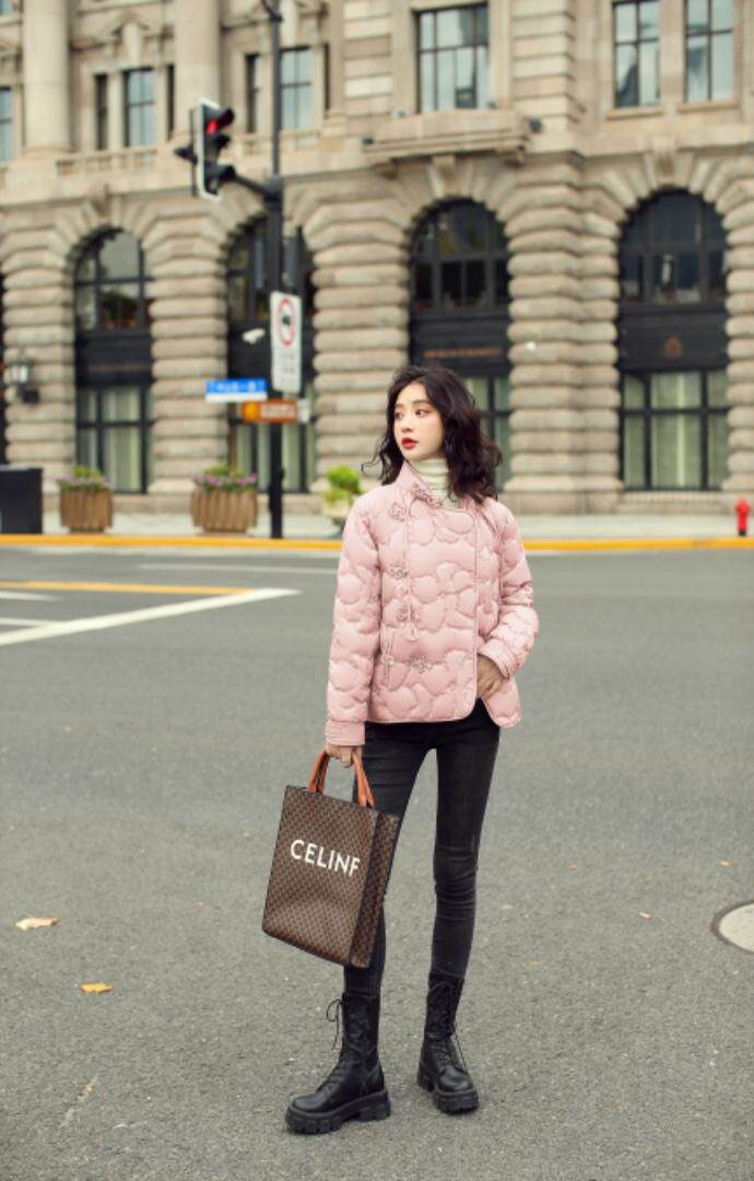 中式小立领风轻薄羽绒服（90绒），女装羽绒服，卡西姆