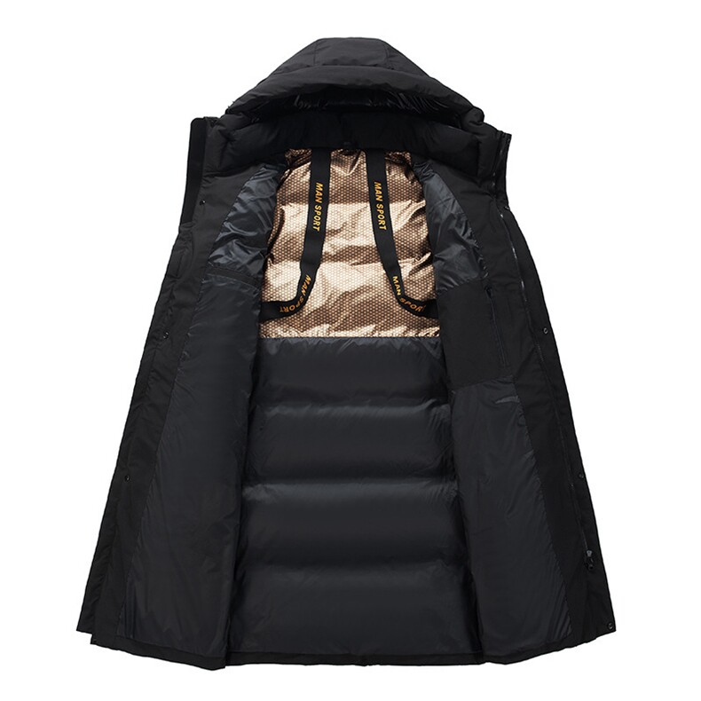 零下防寒锁温背带中长款90%鹅绒羽绒服连帽外套H86-P310488元,男装羽绒服,星座1210A