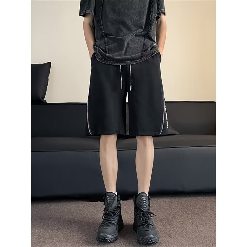 冰丝薄款运动短裤男夏季男士速干透气五分裤X1523P33,男装牛仔裤,星座1116-2