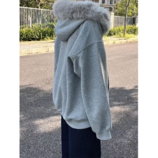 5677-P63现货#原版做工压线毛领可拆卸+钉珠休闲卫衣加绒/薄款，男装卫衣，星座617A-2