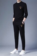 中年休闲运动套装男2023春秋季新款宽松卫衣长袖运动两件套，男装休闲套装，电商B212（原钱塘6029）