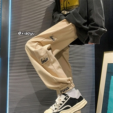 XZ616早秋季新款纯棉刺绣宽松束脚休闲裤TY513P55控68，男装休闲裤，星座512A（原616）