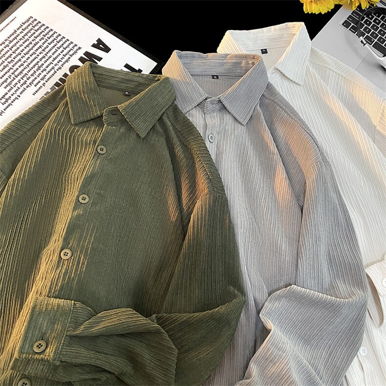 24年冬季加厚雪尼尔衬衫长袖现货衬衫DS-C323-1-2311-P40，男装衬衫，电商C323-1