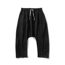 25春夏大码日系工装拼接哈伦裤港风垮裤休闲裤潮牌男女K278/P60，男装休闲裤，钱塘713