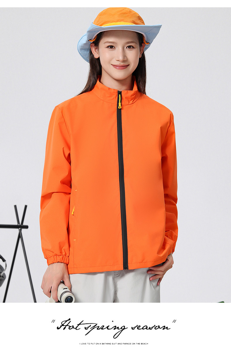 2025秋冬百搭时尚简约纯色立领单冲，女装短外套，衫都服饰