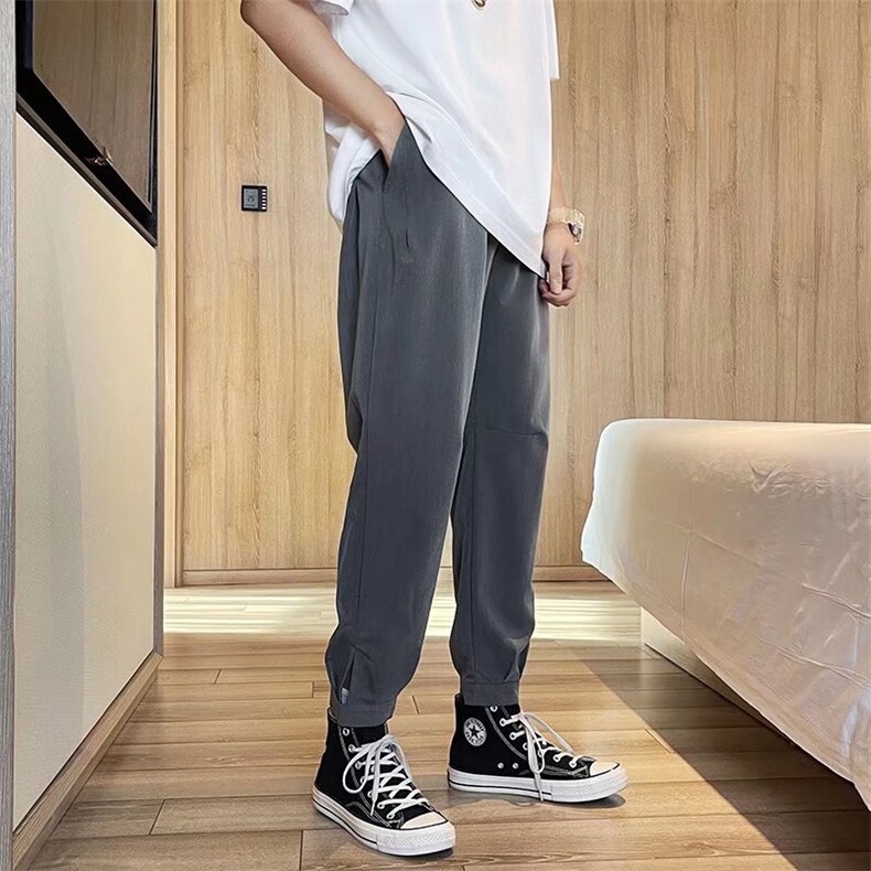 男春季休闲西裤魔术贴工装西裤B643P32,男装西裤,星座1116-2