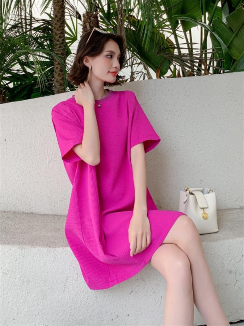 夏季新款连衣裙，女装连衣裙，蓝帕