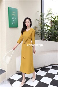 气质连衣裙,女装连衣裙,珀莎