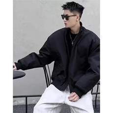 美式加厚飞行员夹克棉衣男款冬季高级感棉服短款立领棒球服，男装夹克，星座506A