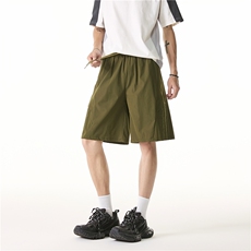 抖音品质夏季新款纯色冰丝凉感宽松短裤B315-K25545-特p25控48，男装牛仔裤，电商B315