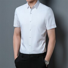 C8907钱塘2020-2夏季基础款短袖衬衫精品主推P52,男装衬衫,钱塘207-2