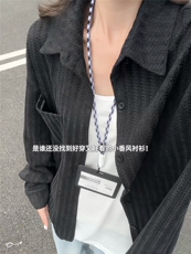 XZ809A/SYR33/P50/控78雪尼尔小香风长袖衬衫，男装衬衫，星座809A(原222-1)