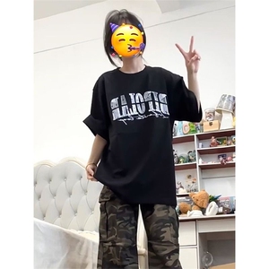 原版贴布刺绣纯棉短袖ZX0201-P35图片
