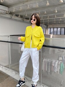 复合针织外套图片