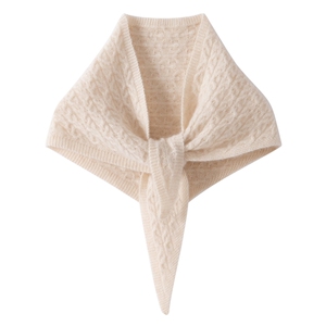 2025年新款百搭女士冬季双股加厚保暖三角围巾图片