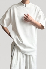 现货-主推设计感潮牌短袖T恤男个性半袖上衣A351-AT2473-P45，男装T恤，电商A351