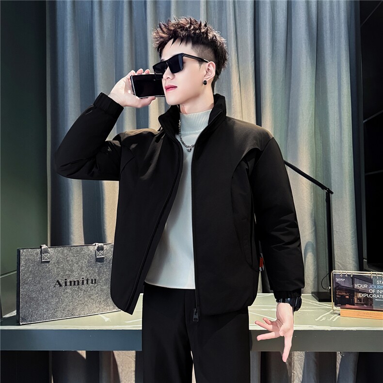 MY2533-P138控178痞帅拼接棉袄男新款解构立领棉服冬季加棉上，男装棉衣，星座102A（原电商D309-1）