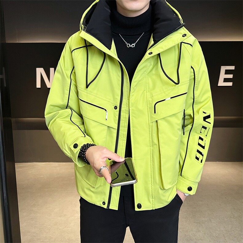 标50绒 冲锋衣羽绒服男连帽三防面料保暖Y8611-P235 控券后 298图片