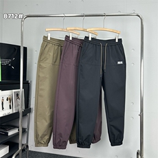 早秋休闲男长裤工装刺绣束脚裤A329-K8712-P58，男装工装外套，电商A329