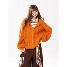 1506-1/Z55011/P59新款春秋开衫毛衣外套女羊毛衫针织短款上衣，男装针织衫/毛衣，星座1506-1