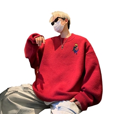 高质量！秋冬季半高领毛衣男士加绒加厚线衣针织衫男DMY549-特P38，男装针织衫/毛衣，电商B371