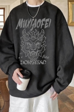量大优可提供视频麂皮绒卫衣圆领HD019-1-LPYL4105-P30，男装卫衣，电商019-1