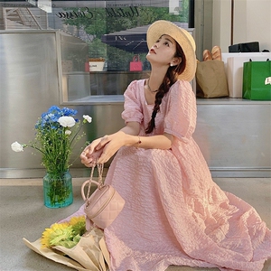 大货已出粉色仙女裙 251-25117-P105-K158图片