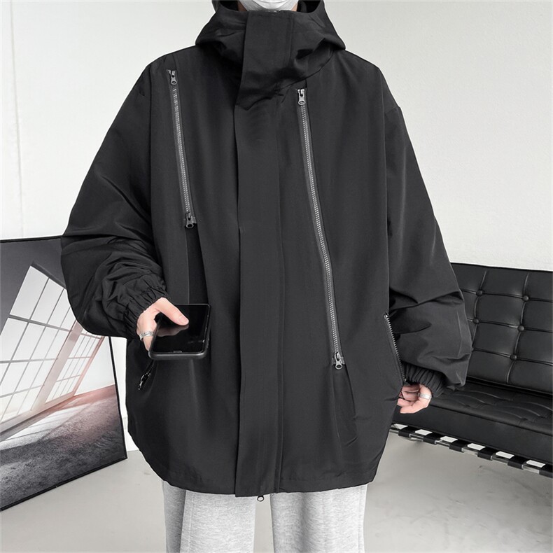 TH800801/P85冲锋衣大码冬季防风防水三合一外套夹克男上衣图片
