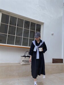 两件套衬衫裙图片
