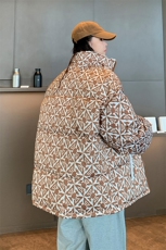 情侣棉衣棉服立体印花面包服立领棉袄外套【量大有差】1614-P80，男装棉衣，星座207