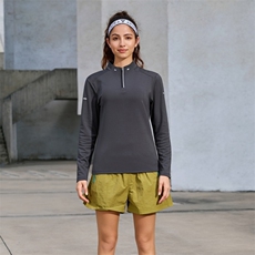 新新款纯色运动长袖时尚百搭，女装衬衫，宏恒