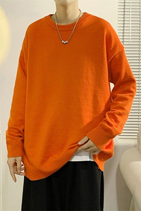 主推现货毛衣男圆领纯色休闲量大有差价A161-2-M001-P35图片