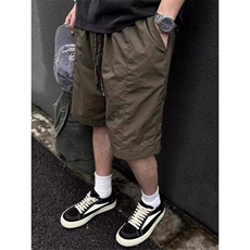 日系工装速干短裤男夏季宽松休闲五分裤运动直筒中裤L90099-p35，男装牛仔裤，星座1008