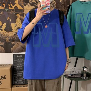 DX17260-P20纯棉短袖t恤男大码半袖打底衫宽松体恤衫海报风,男装T恤,电商A040