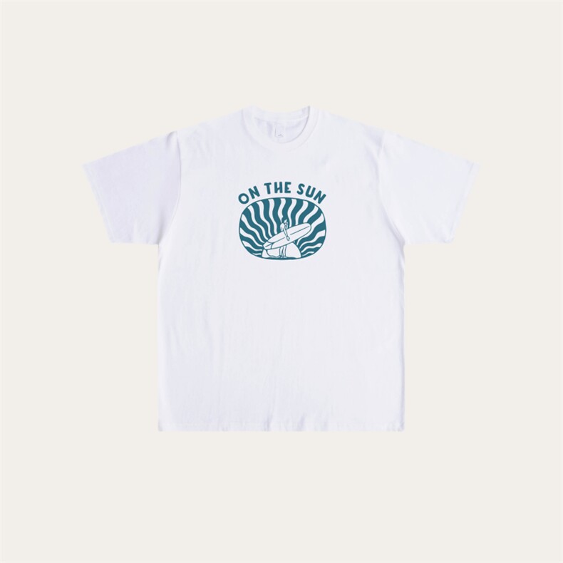 T24-45-复古热狗印花短袖ins情侣TE可定制（wx：MaMSHu123），男装T恤，星座112