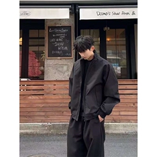 美式复古工装cleanfit飞行夹克外套男春秋男装棒球服LW67133-P63，男装夹克，星座1008