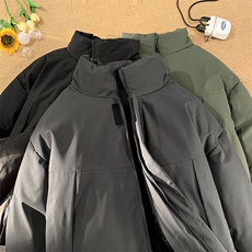 男士宽松防风防水加厚棉袄面包服DSA157B-M8808-P75，鞋类箱包手腕包，电商A157B