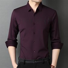 E961钱塘2020-2秋冬高品质男士无痕精品衬衫P95主推，男装衬衫，钱塘207-2