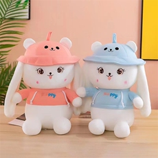 亚宾毛绒玩具厂 帽子兔