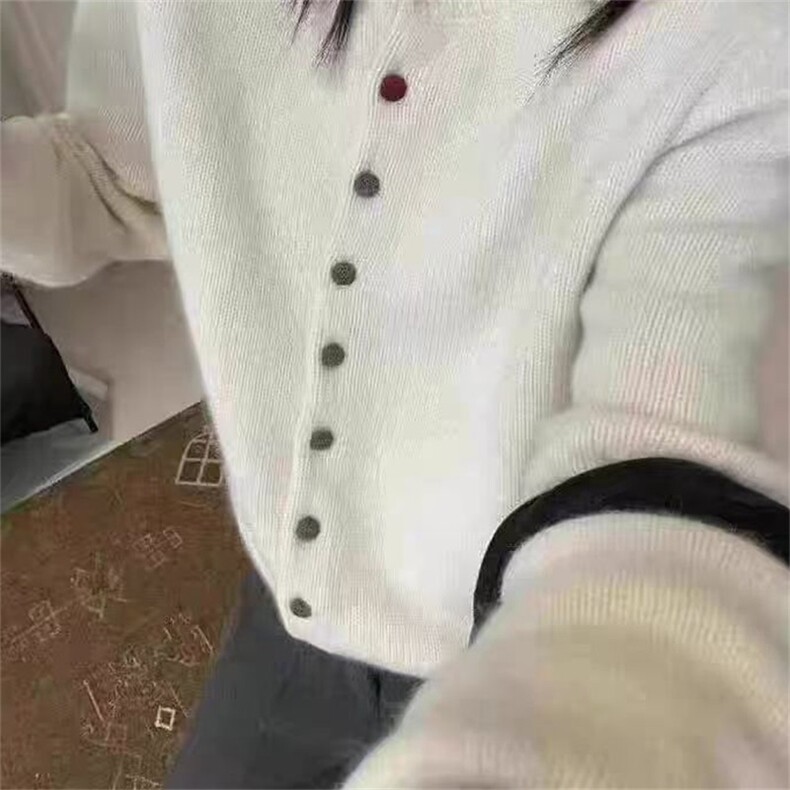 韩版流行潮高领加厚山羊绒毛衣外套女宽松显瘦polo领针织打底开衫,女装羊绒衫,琳华羊绒