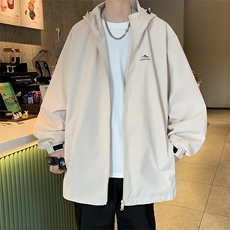 日系户外情侣冲锋衣外套男女秋季新款美式潮牌连帽防水登山服夹克，男装夹克，星座505-2（原电商A260-1)