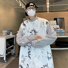秋季新款复古印花小众毛衣背心马甲男休闲无袖针织衫MZ008-P39，男装针织衫/毛衣，星座412-3