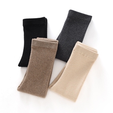 秋冬新款保暖舒适简约黑色打底裤女高腰显瘦弹力紧身长裤，女装打底裤，兴泰羊绒