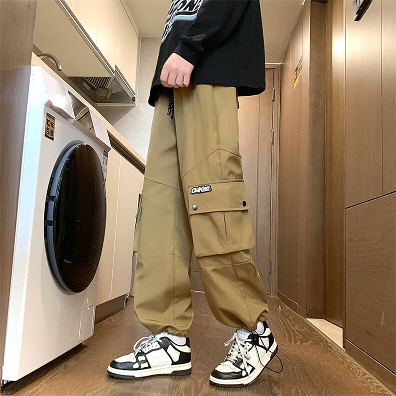 裤子美式休闲工装裤男款春秋长裤宽松百搭8002-P55,男装工装外套,电商B380（原B361）
